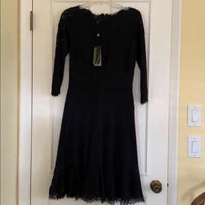 Black lace dress